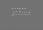 Fisher and Paykel RIV3-486 Planning Guide Induction Range