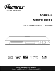 Memorex MVD2042 Manual
