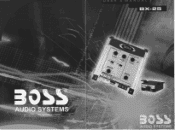 Boss Audio BX25 User Manual in English