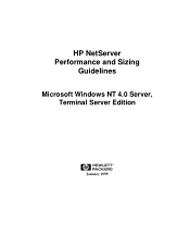 HP D7171A HP Netserver & Microsoft Terminal Server 4.0