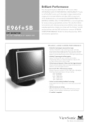 ViewSonic E96FSB Brochure