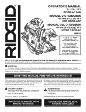 Ridgid R865N Operation Manual