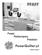 Pfaff powerquilter p3 Manual