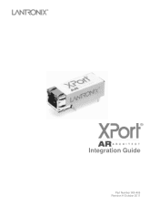 Lantronix XPort AR XPort AR - Integration Guide