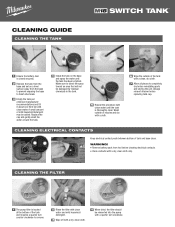 Milwaukee Tool 2820-20PS SWITCH TANK Cleaning Guide