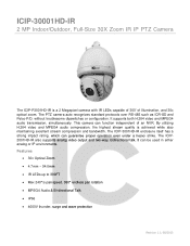 IC Realtime ICIP-30001HD-IR Product Datasheet