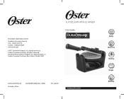 Oster DuraCeramic Flip Waffle Maker Instruction Manual
