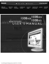 Philips 150B4CG User manual