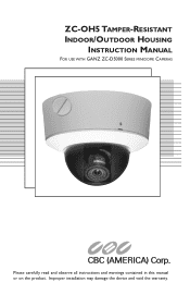 Ganz Security ZCOH5-D25NXA ZC-OH5 Manual