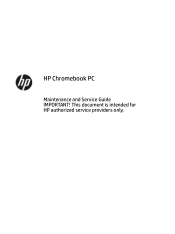 HP Chromebook x2 Maintenance and Service Guide