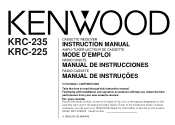 Kenwood KRC-235 Instruction Manual