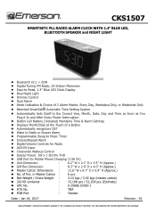 Emerson CKS1507 Specifications