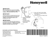 Honeywell RTH5100B1017 Owner's Manual