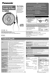 Panasonic SLSW945 SLSW945 User Guide