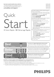 Philips 50PFL5907 Quick start guide