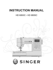 Singer Heavy Duty 6800C and Roller Bag Bundle User Manual