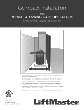 LiftMaster RSW12U RSW12U Compact Installation Manual