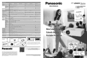 Panasonic PT-LB425 PT-LB425 Series Catalog 1