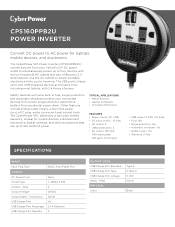 CyberPower CPS160PPB2U Datasheet