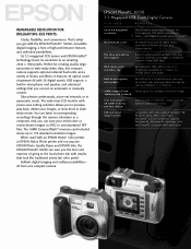 Epson PhotoPC 3000Z Product Brochure