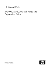 HP XP20000 HP StorageWorks XP24000/XP20000 Disk Array Site Preparation Guide (AE002-96055, September 2010)