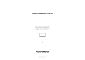 Fisher and Paykel DD24SCTW7 BOOK INSTL DD24S PH7 US CA FR (French)