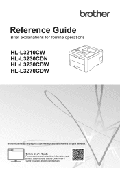 Brother International HL-L3230CDW Reference Guide