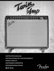 Fender Twin-Amp Owners Manual