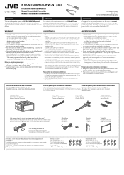JVC KW-NT500HDT Installation Manual