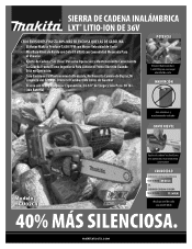 Makita HCU02C1 Flyer (Spanish)