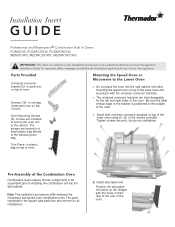 Thermador MEDMCW31WS Installation Instructions