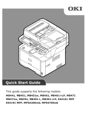 Oki MB461 Quick Start Guide