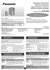 Panasonic SH-FX50 SH-FX50 User Guide