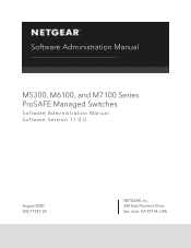 Netgear M6100-44G3-POE Software Administration Manual Software Version 11.x