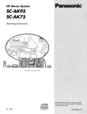 Panasonic SCAK98 SAAK75 User Guide