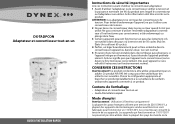 Dynex DX-TADPCON Quick Setup Guide (French)