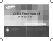 Samsung EC-PL200ZBPB Quick Guide (easy Manual) (ver.1.0) (English, Spanish)