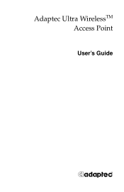 Adaptec 2012500 User Guide