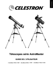 Celestron AstroMaster 70AZ Telescope AstroMaster 70AZ, 90AZ and 114AZ Manual (French)