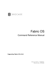 HP StorageWorks 4/8 Brocade Fabric OS Command Reference Manual (53-1000240-01, November 2006)