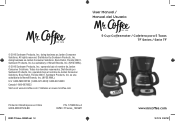 Mr. Coffee BVMC-TFX7 User Manual