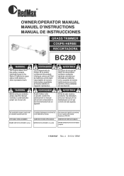 RedMax BC280 Owners Manual