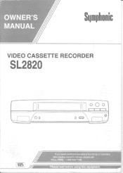 Symphonic SL2820 Owner's Manual
