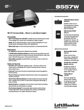 LiftMaster 8557W 8557W Sell Sheet Manual