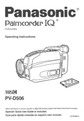 Panasonic PVD506 PVD506 User Guide