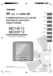 Toshiba MD20F12 Owners Manual