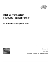 Intel R1000BB Intel Server System R1000BB family