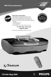 Philips AZ400017 User manual