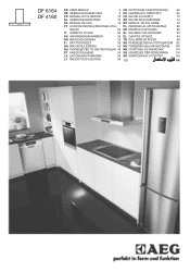 AEG Pull-out Integrated 60cm Cooker Hood Stainless Steel DF6164-M Product Manual
