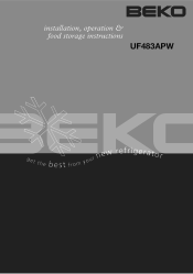 Beko UF483AP User Manual